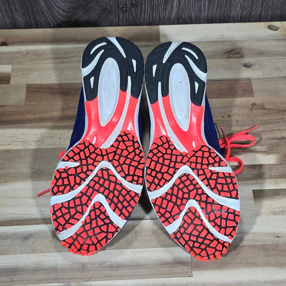 Adidas Adizero Hagio 2 Blue Orange Lightweight Running‎ Shoes 7.5 G95122
